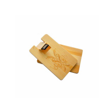 Movimentação do flash do USB do cartão de madeira de USB do giro ambiental